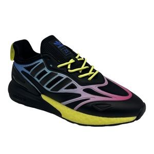 Adidas ZX 2K Boost 2.0 Men's Athletic Sneakers Black Yellow Ink GY8283 S…